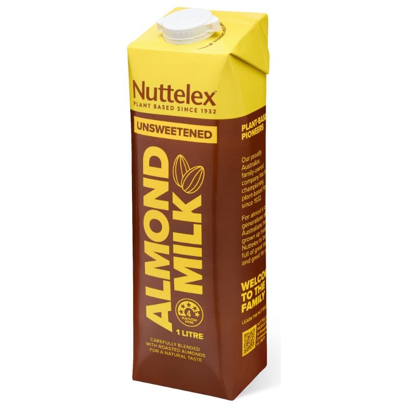 [Expiry Date: 02/02/2027] Nuttelex Unsweetened Almond Milk 1 Litre