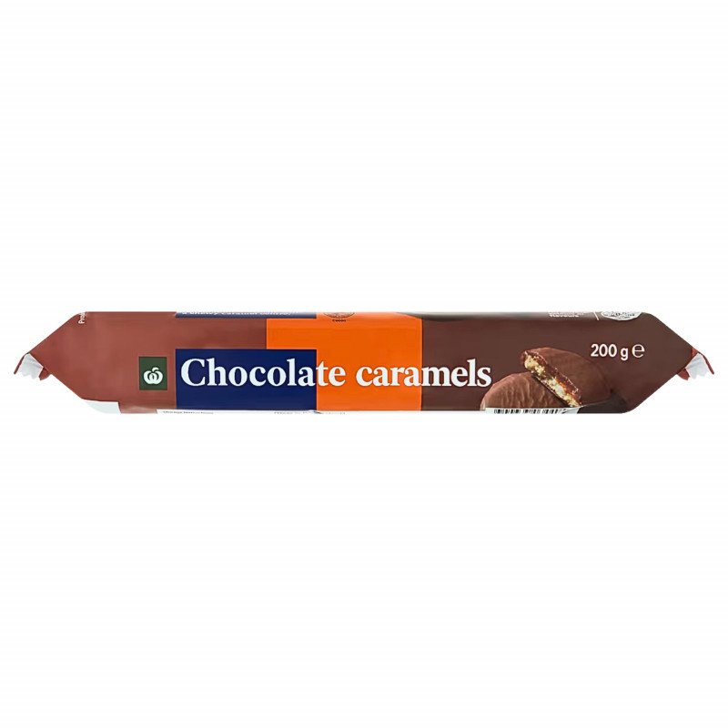 [Expiry Date: 20/10/2026] Woolworths Chocolate Caramels Biscuits 200g