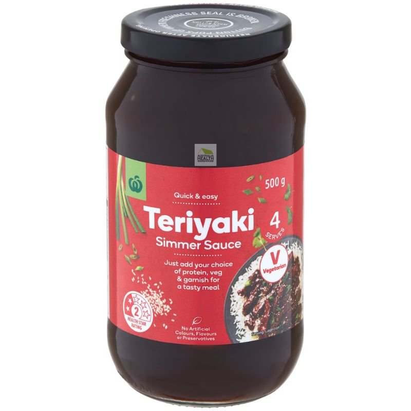 [CLEARANCE Expiry Date: 20/08/2026]  Woolworths Teriyaki Simmer Sauce 500g