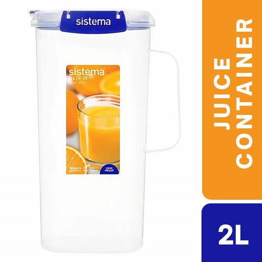 Sistema Klip It Plus Juice Food Storage Container 2 Litre