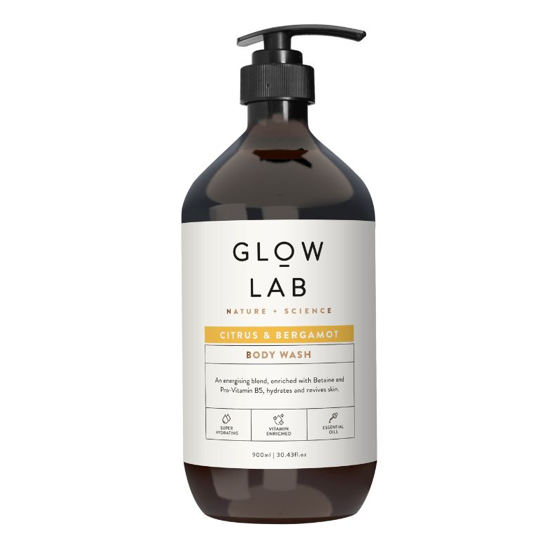 [Expiry: 11/2026] Glow Lab Citrus & Bergamot Body Wash 900mL