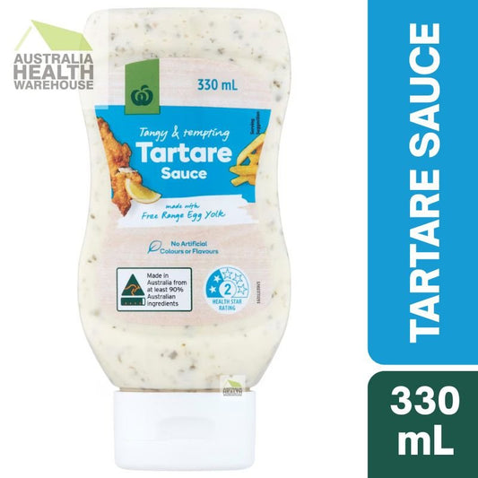[Expiry: 01/2027] Woolworths Tartare Sauce 330mL