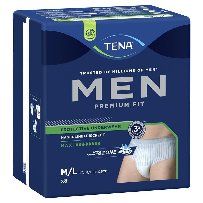 Tena Men Premium Fit Protective Underwear [M/L]