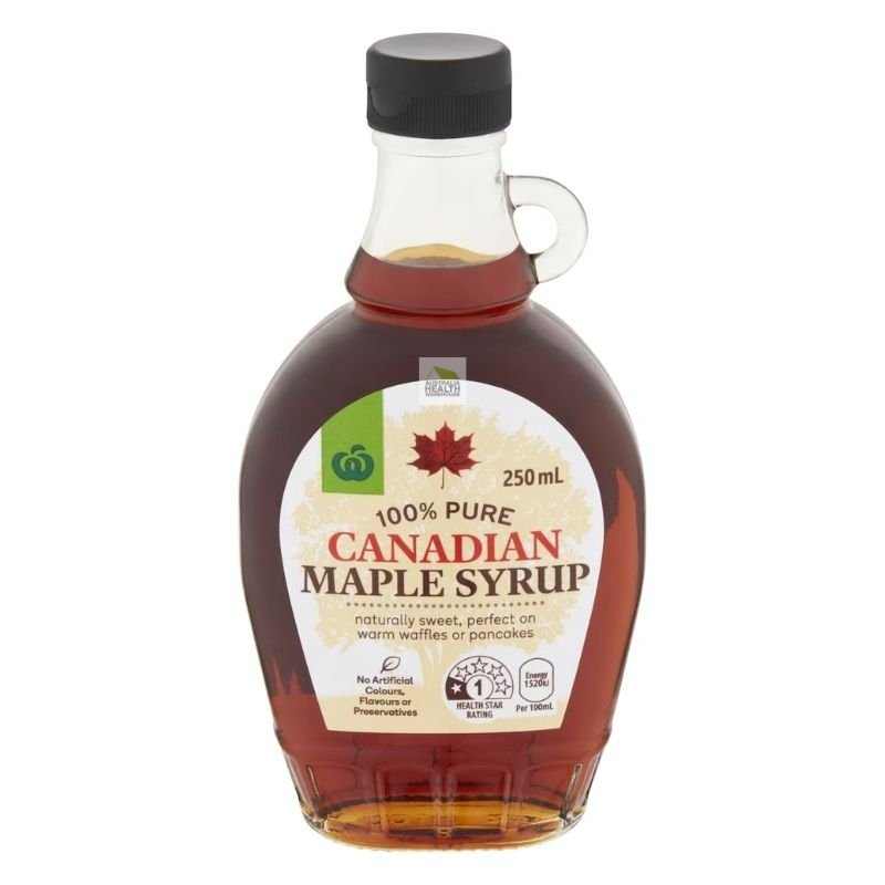 [Expiry: 20/05/2027] Woolworths 100% Pure Canadian Maple Syrup 250mL