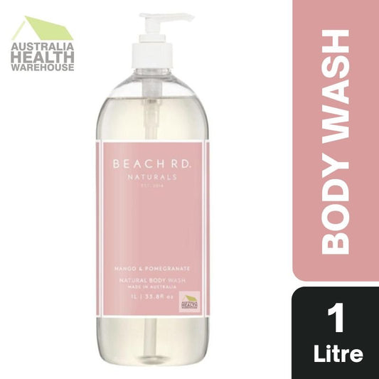 Beach Rd. Naturals Mango & Pomegranate Body Wash 1 Litre