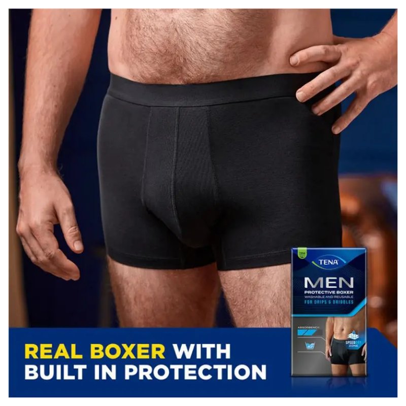 Tena Men Washable Protective Underwear Boxer (Large Size) 1 Pack