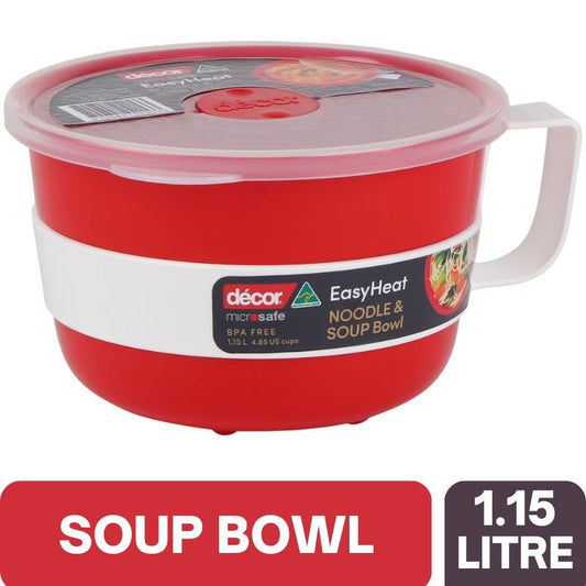 Decor Microsafe Easy Heat Noodle Bowl 1.15 Litre