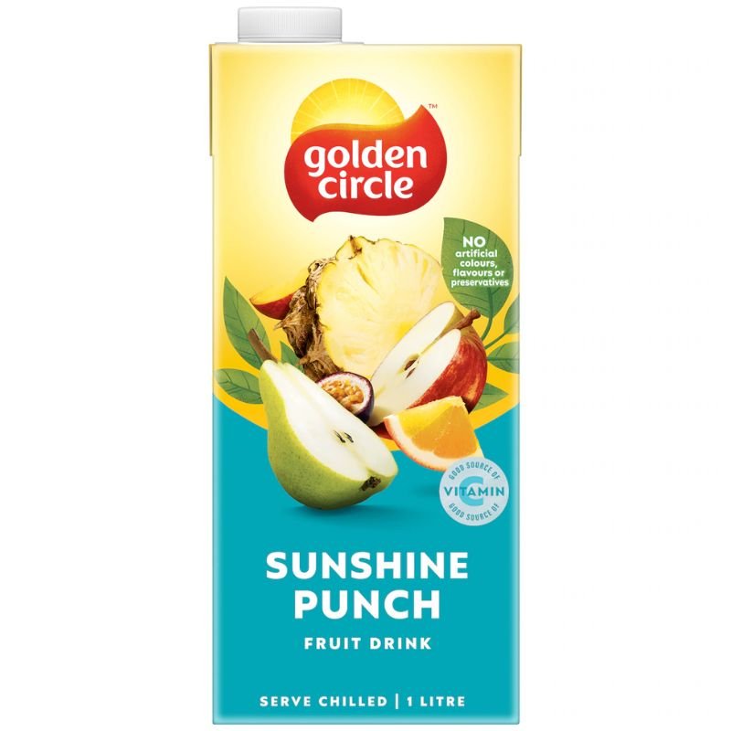 [Expiry Date: 15/10/2026] Golden Circle Sunshine Punch Fruit Drink 1 Litre