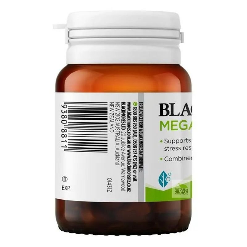 [Expiry: 08/2027] Blackmores Mega B Complex 31 Tablets
