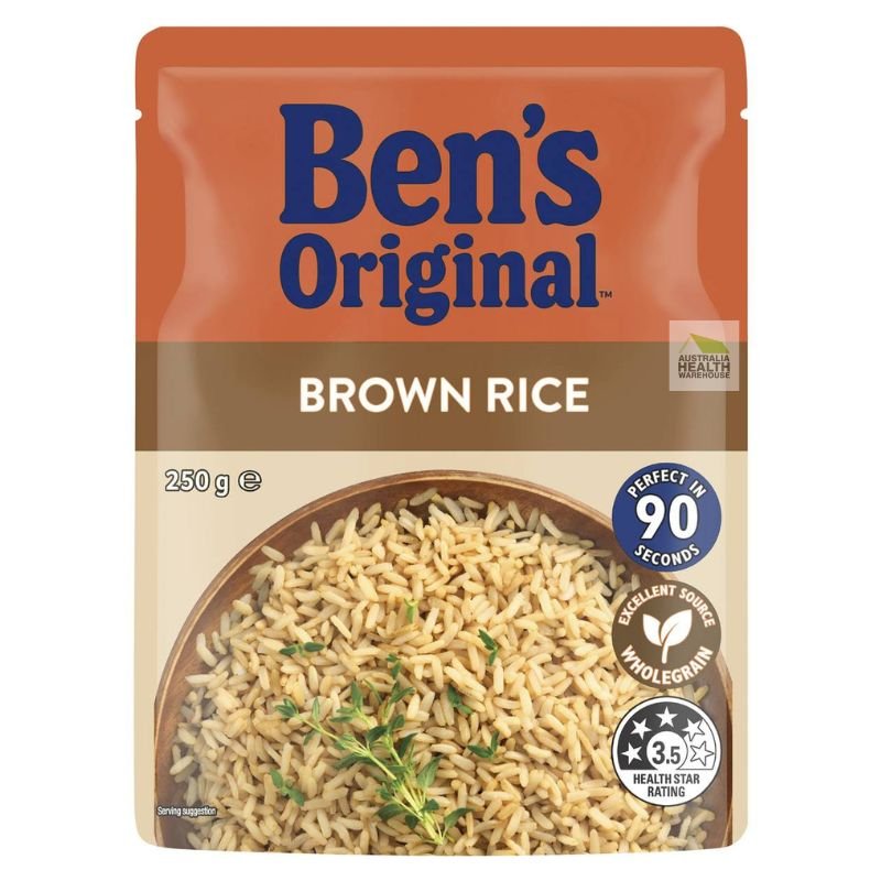 [CLEARANCE Expiry: 07/10/2024] Ben's Original Brown Rice Microwave Rice Pouch 250g