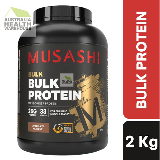 [Expiry: 04/2027] Musashi Bulk Protein Chocolate 2kg