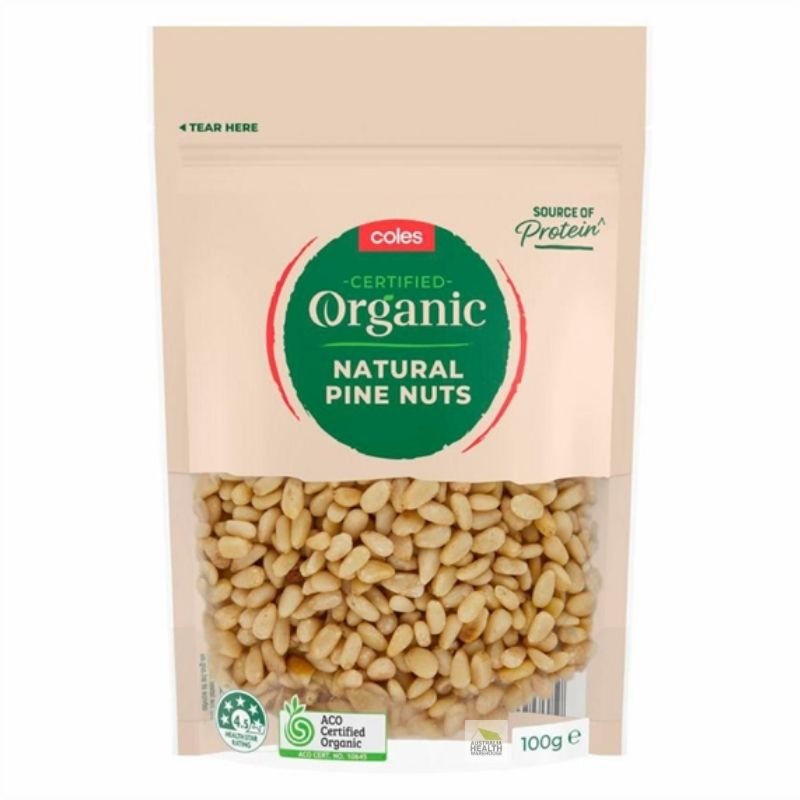 Coles Organic Pine Nuts 100g
