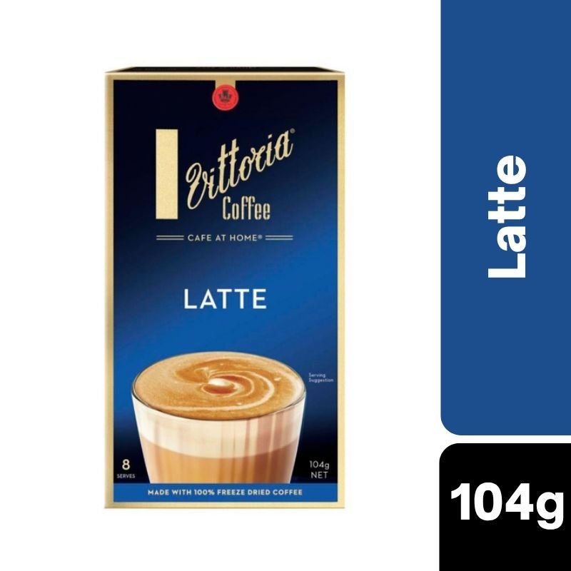 [Expiry: 10/09/2027] Vittoria Latte Coffee Sachets 8 Pack
