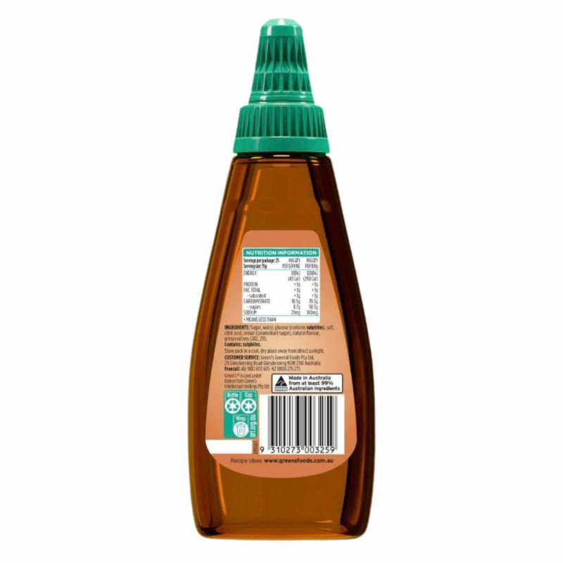[Expiry Date: 31/07/2027] Greens Drizzle Choc Hazelnut  375g
