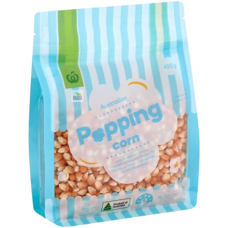 [CLEARANCE Expiry Date: 03/08/2026] Woolworths Popping Corn 400g