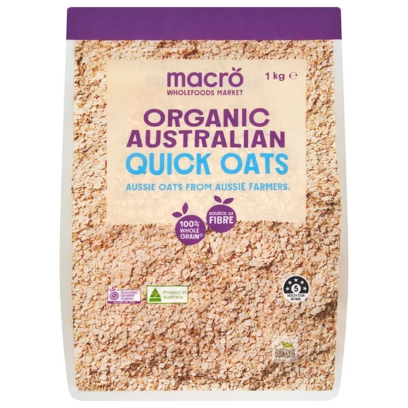 [Expiry: 02/09/2026] Woolworths Macro Organic Australian Quick Oats 1kg