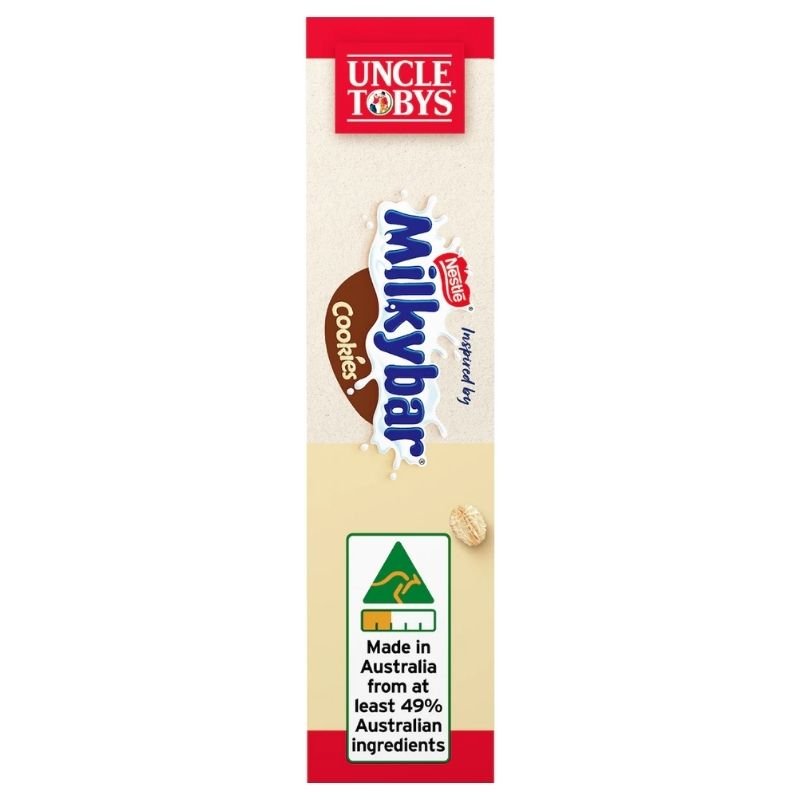 Uncle Tobys Muesli Bar Milkybar Cookies 5 Pack 145g