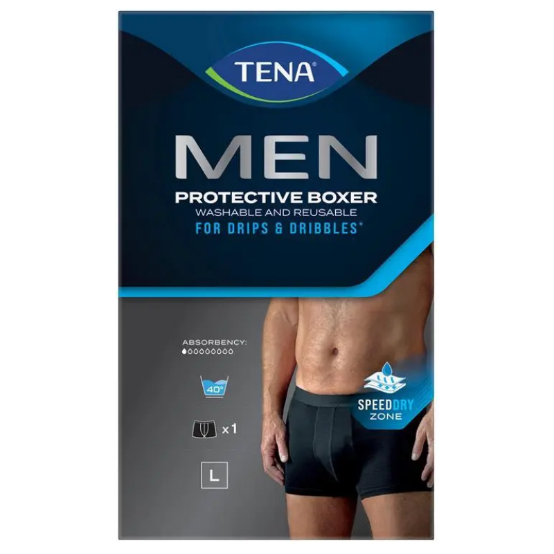 Tena Men Washable Protective Underwear Boxer (Large Size) 1 Pack