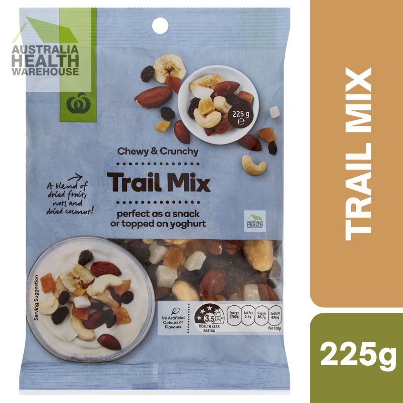 [Expiry: 25/09/2026] Woolworths Trail Mix 225g