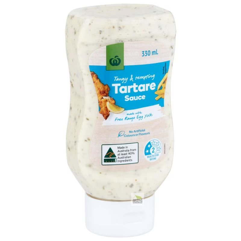[Expiry: 01/2027] Woolworths Tartare Sauce 330mL