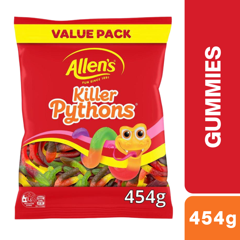 [Expiry Date: 31/01/2027] Allen's Killer Pythons Value Pack 454g