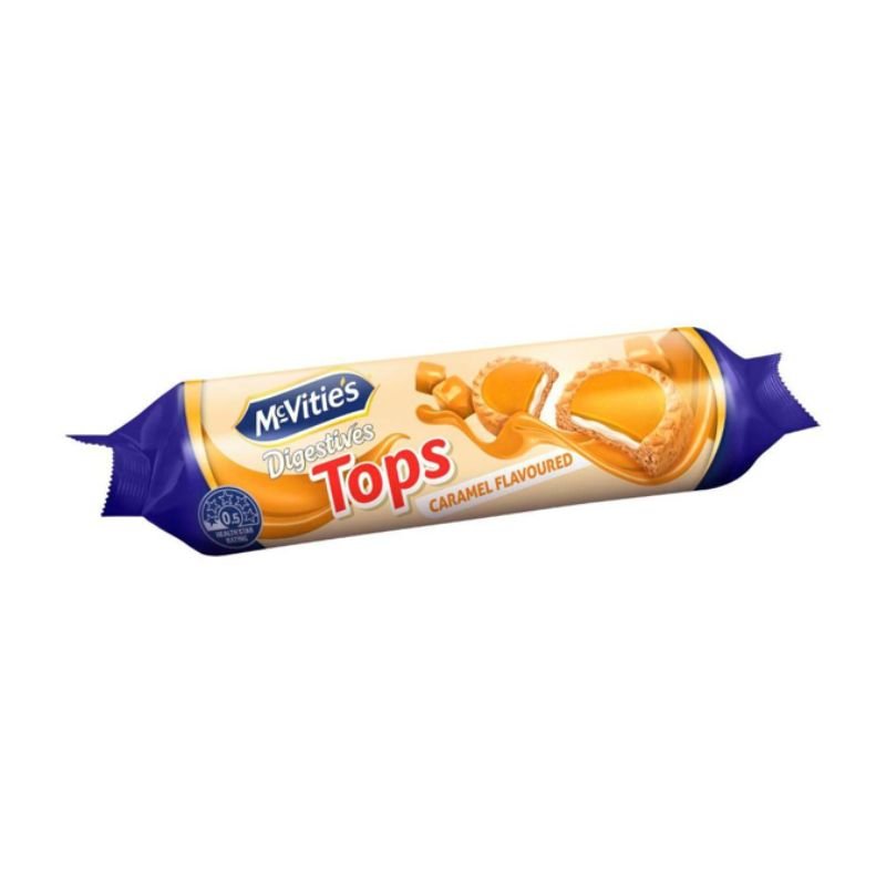 [Expiry: 03/12/2026] McVitie's Digestives Tops Caramel 100g