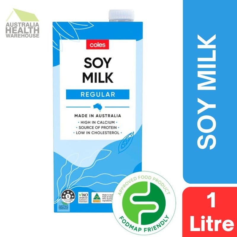 [Expiry: 23/07/2026] Coles Soy Milk Regular 1 Litre
