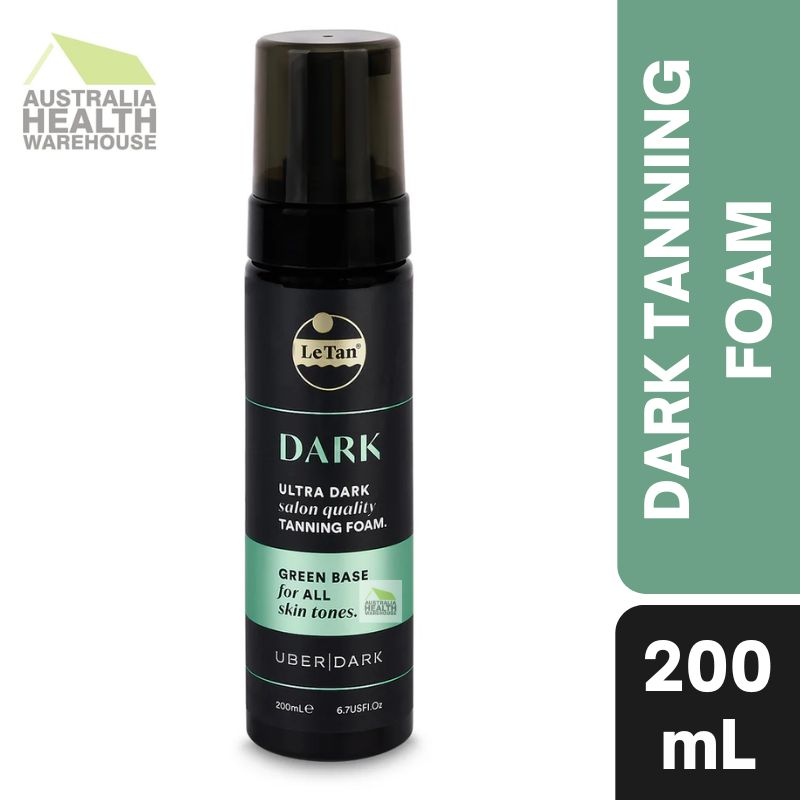 Le Tan Uber Dark Tanning Foam Green Base 200mL
