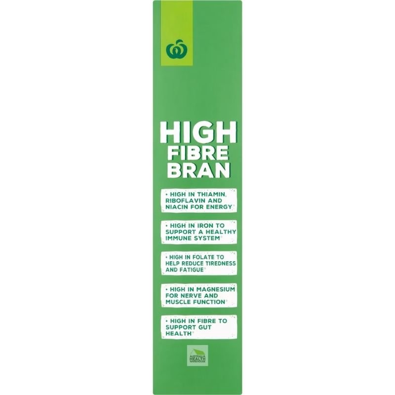 [Expiry Date: 10/02/2027] Woolworths High Fibre Bran 500g