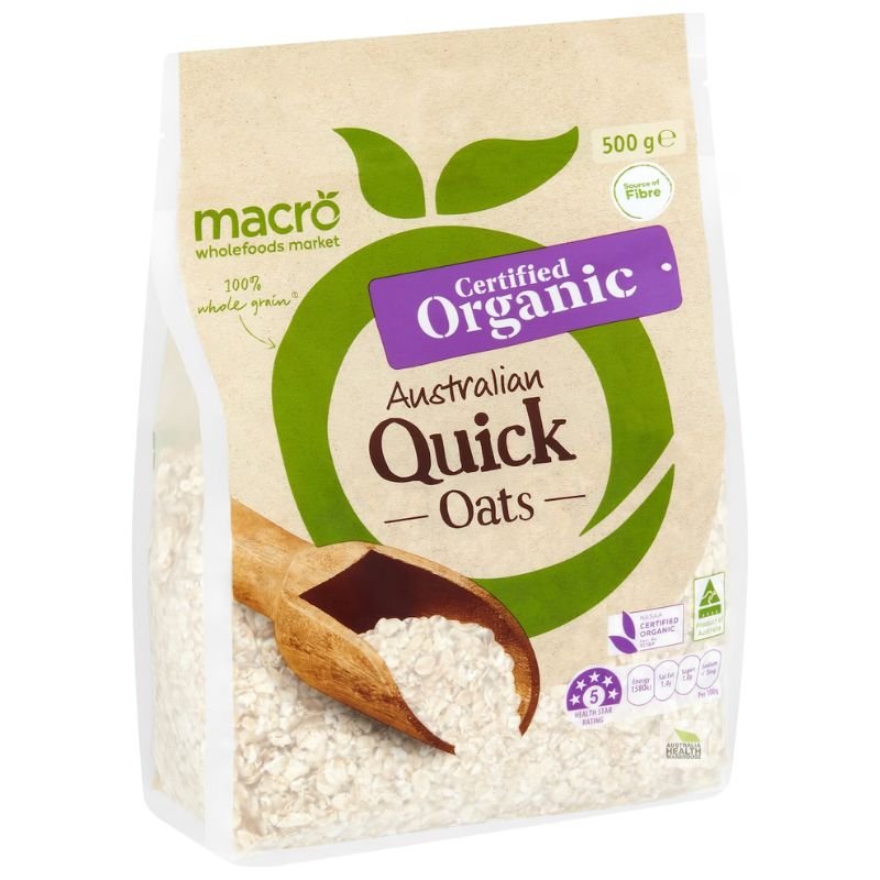 [Expiry: 02/10/2026] Woolworths Macro Organic Australian Quick Oats 500g
