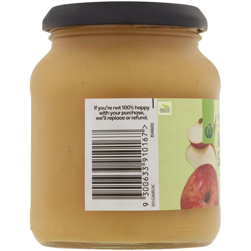 [Expiry: 30/04/2027] Woolworths Apple Sauce 370g
