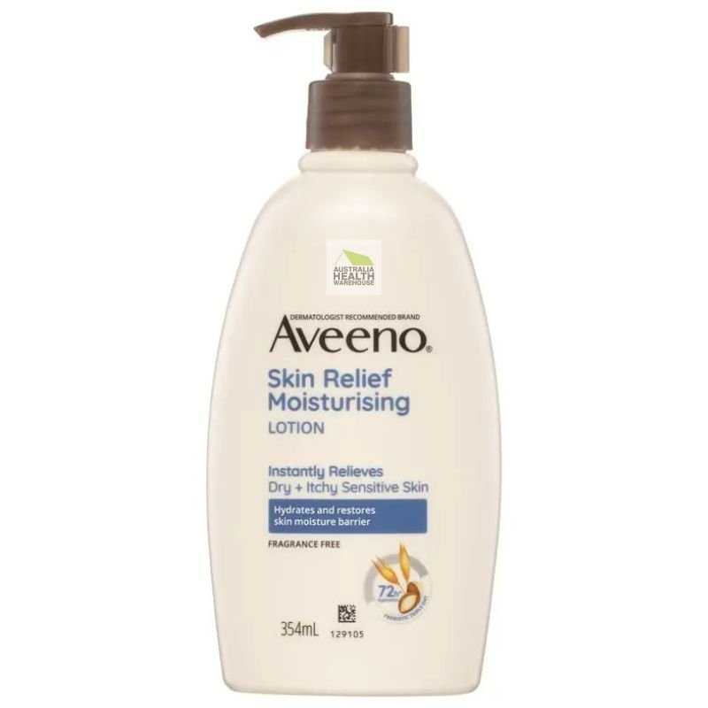 Aveeno Skin Relief Fragrance Free Moisturising Body Lotion 354mL