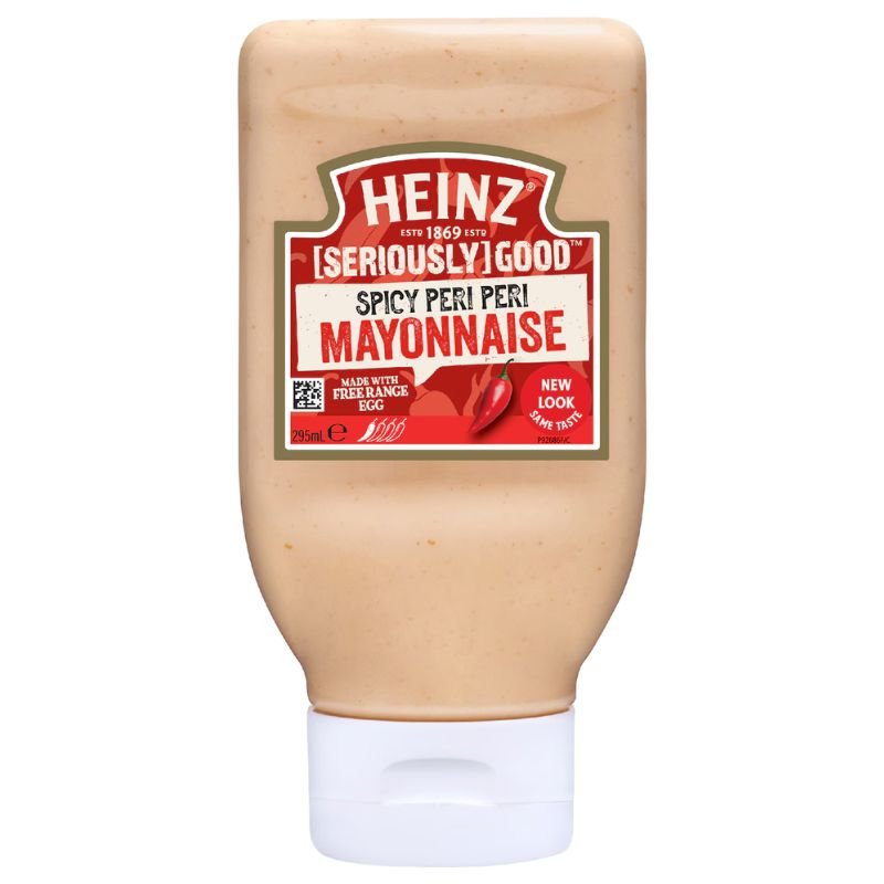 [CLEARANCE Expiry: 04/09/2026] Heinz Seriously Good Spicy Peri Peri Mayonnaise 295mL