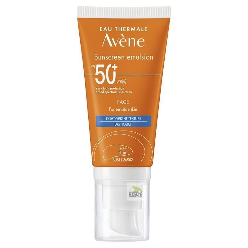 [Expiry: 06/2025] Avène Sunscreen Emulsion SPF 50+ Face For Sensitive Skin 50mL