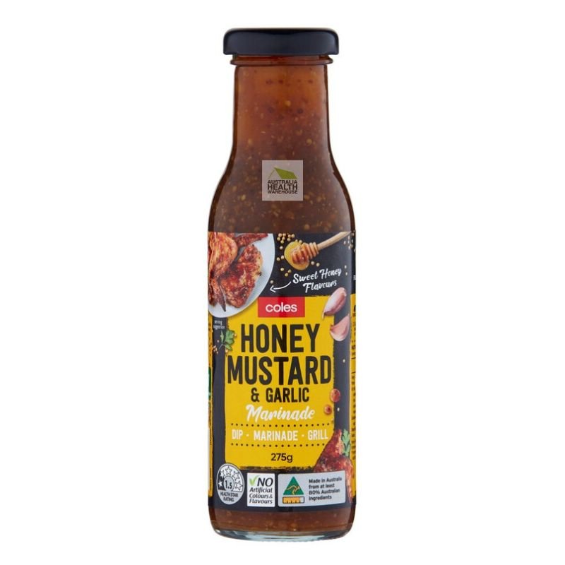 Coles Honey Mustard & Garlic Marinade 275g