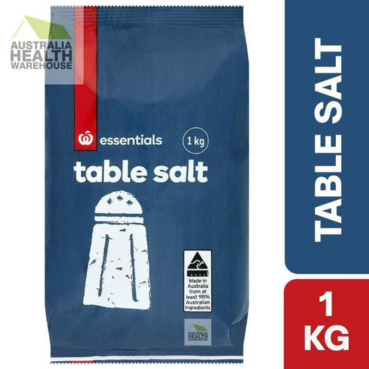 [Expiry: 08/2027] Woolworths Essentials Table Salt 1kg