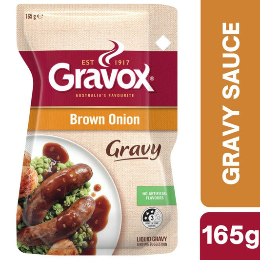 [Expiry Date: 23/06/2027] Gravox Brown Onion Liquid Gravy Pouch 165g