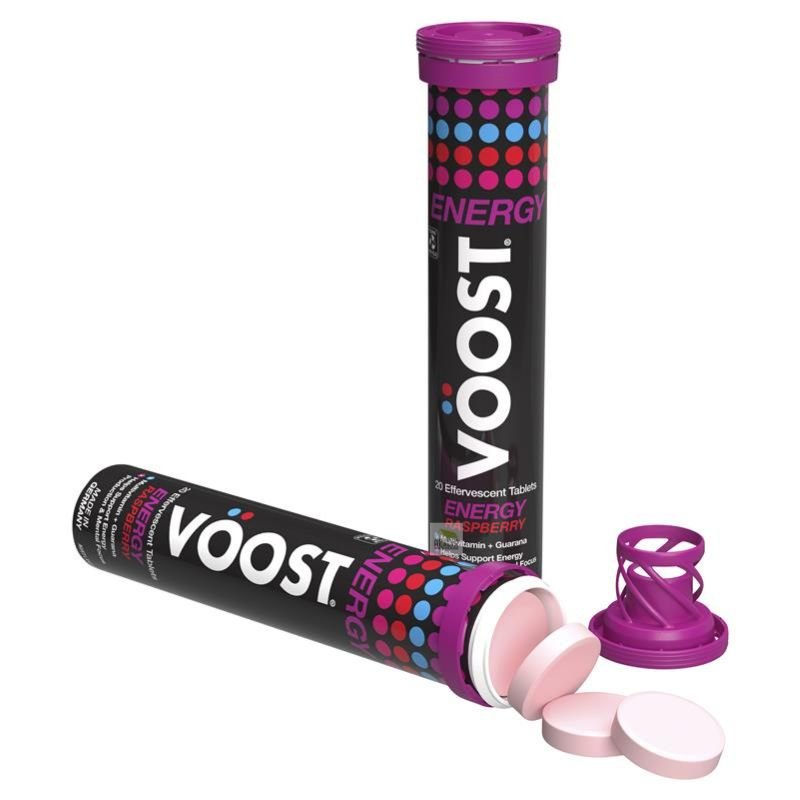 [CLEARANCE Expiry: 10/2024] Voost Energy Effervescent Raspberry 20 Tablets