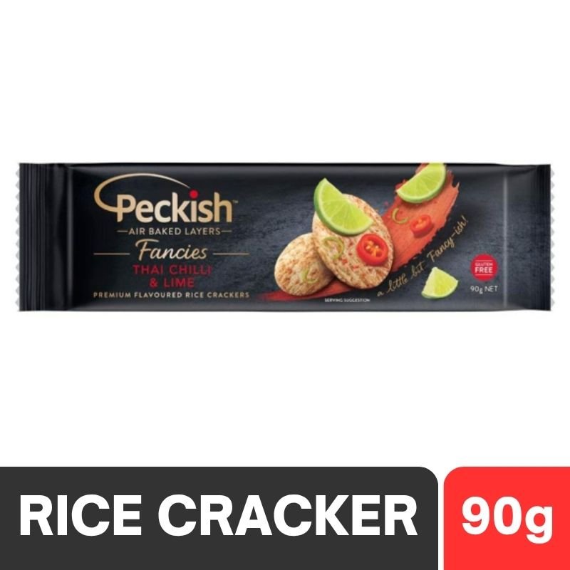 Peckish Fancies Thai Chilli & Lime Rice Crackers 90g