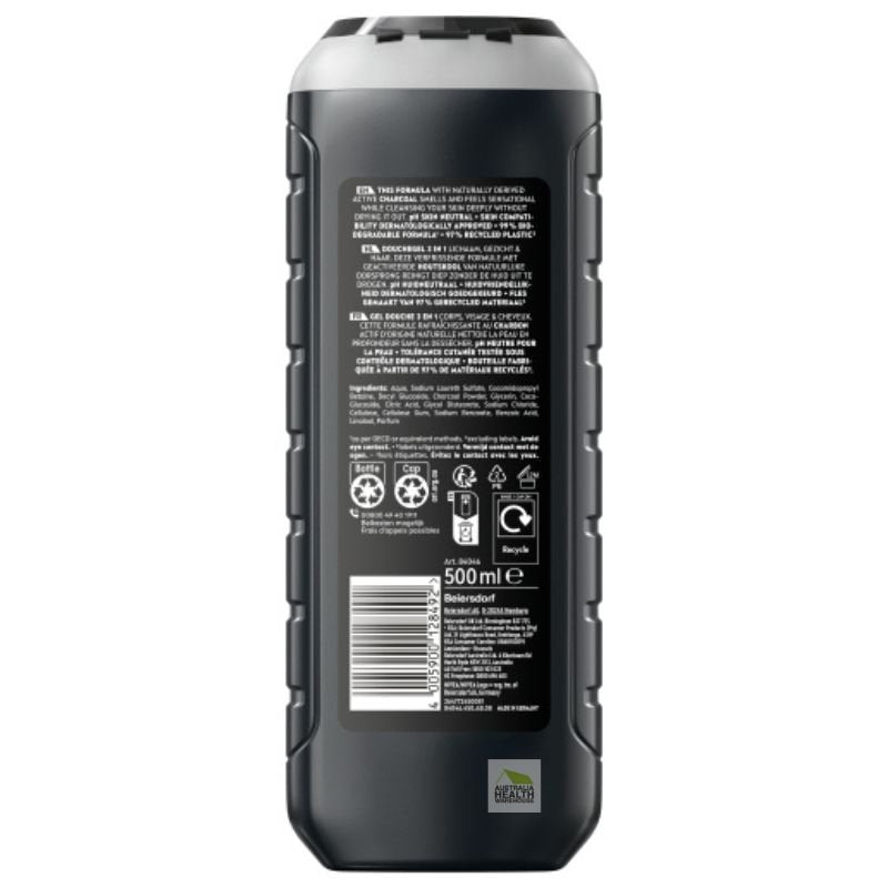 Nivea Men Active Clean Shower Gel 500mL