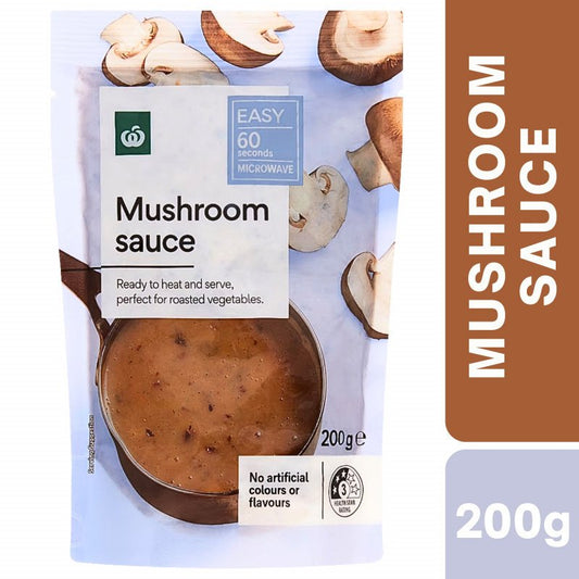 [Expiry Date: 03/06/2027]  Woolworths Mushroom Sauce 200g