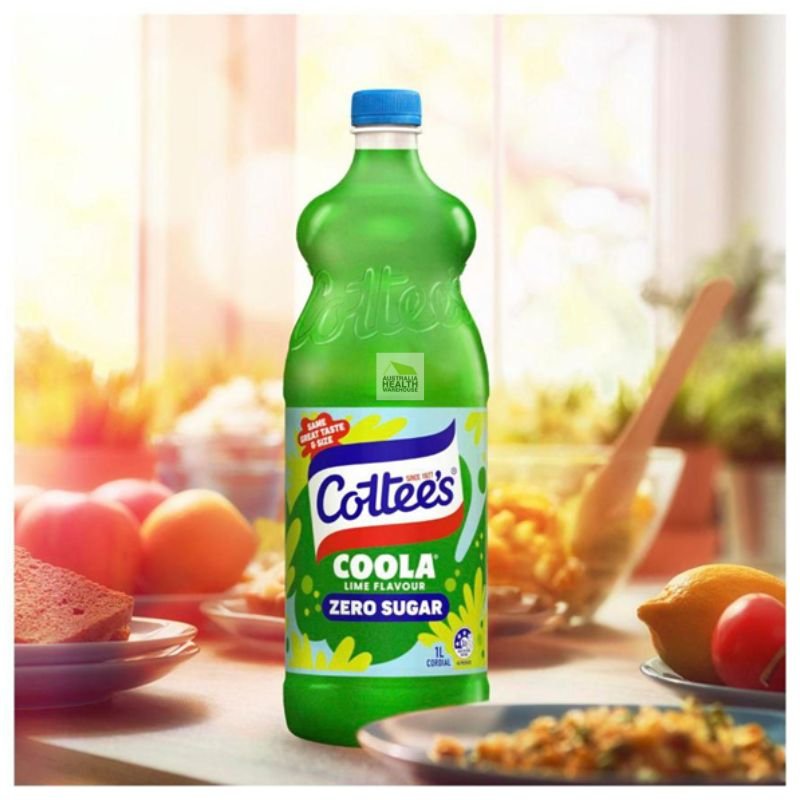 [Expiry: 02/02/2027] Cottee's Coola Zero Sugar Cordial 1 Litre