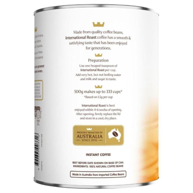 [Expiry: 05/2028] International Roast Instant Coffee 500g