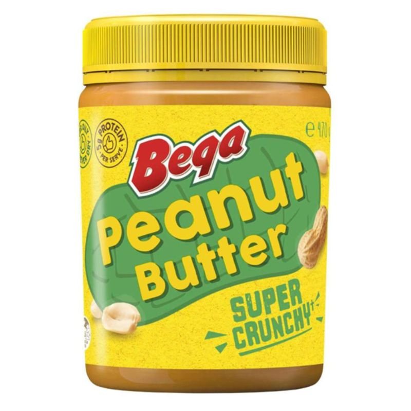 [CLEARANCE Expiry Date: 02/09/2026] Bega Super Crunchy Peanut Butter 470g