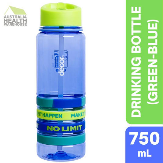 DECOR Decor Quad Bands Tritan Bottle 750mL (GREEN- BLUE)
