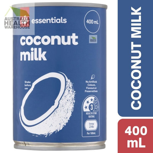 [Expiry Date: 30/04/2027]  Woolworths Essentials Coconut Milk 400mL