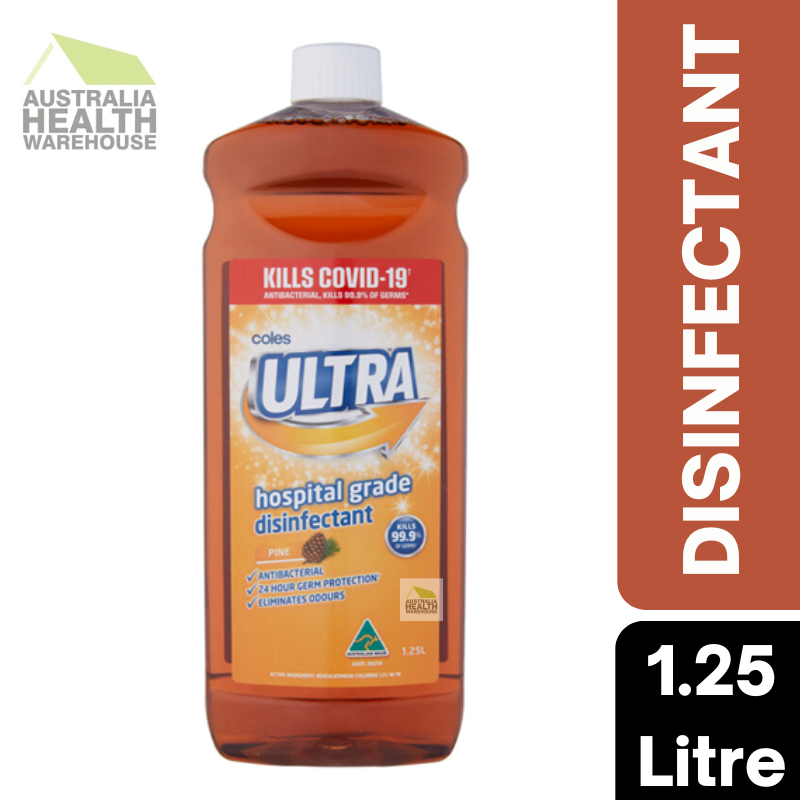 Coles Ultra Hospital Grade Disinfectant Pine 1.25 Litre