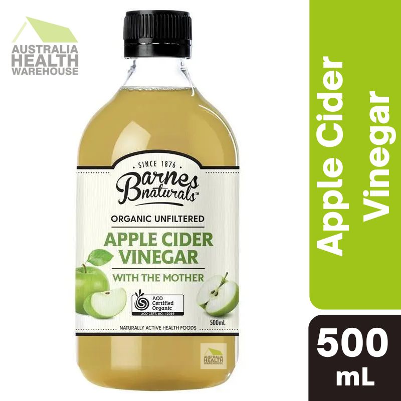 [Expiry: 06/05/2027] Barnes Naturals Organic Apple Cider Vinegar with The Mother 500mL