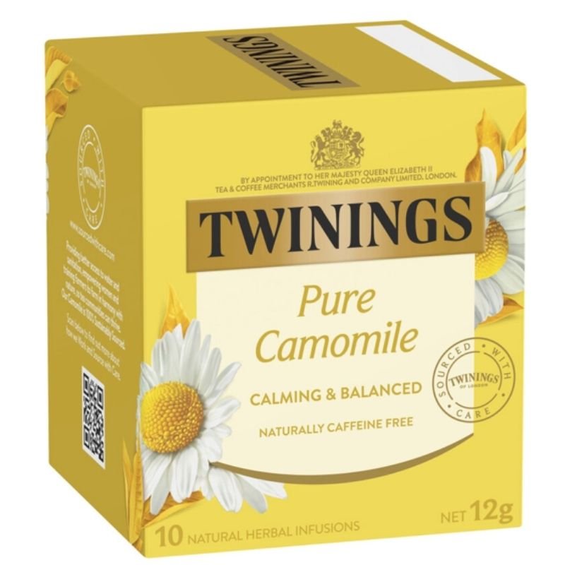 [Expiry: 22/09/2028]  Twinings Pure Camomile Tea Bags 12g 10 Pack