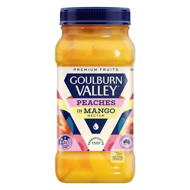[Expiry: 02/2026] Goulburn Valley Peaches In Mango Nectar 700g